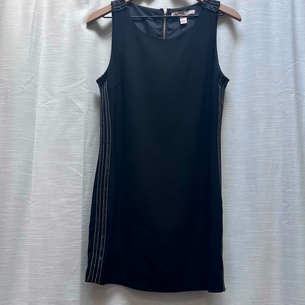 Size small dress with beading and zipper in back